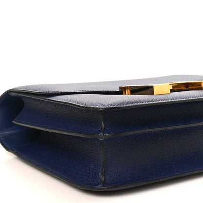 Hermes Epsom Constance 24 Bleu Saphir 9 of 10