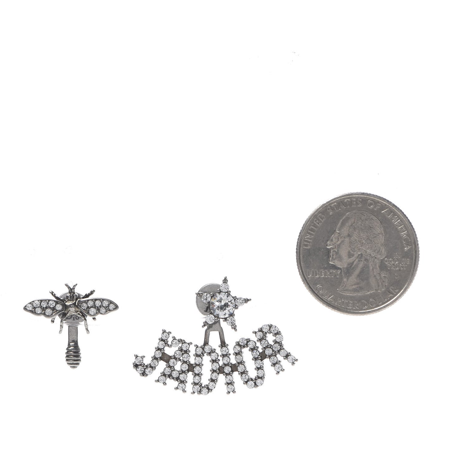 Palladium Crystal J'adior Earrings