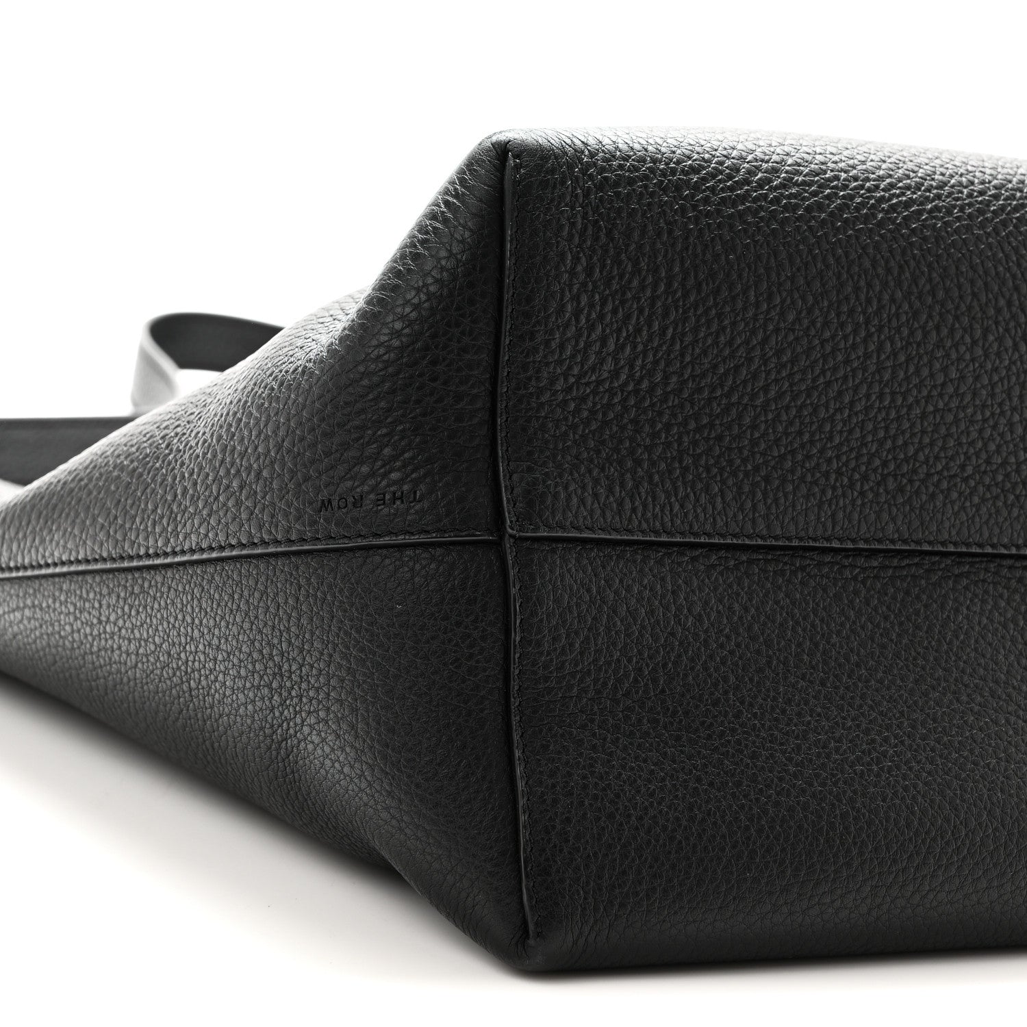 The Row Grained Calfskin Medium N/S Hook Tote Black 8 of 9