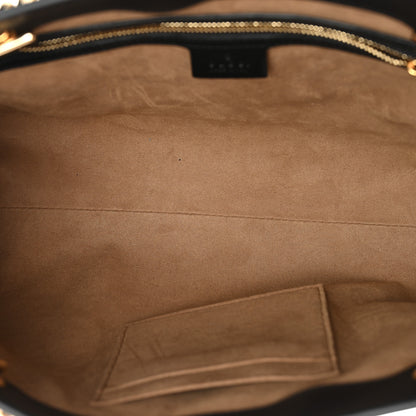 Gucci GG Supreme Monogram Medium Padlock Tote Black 5 of 12