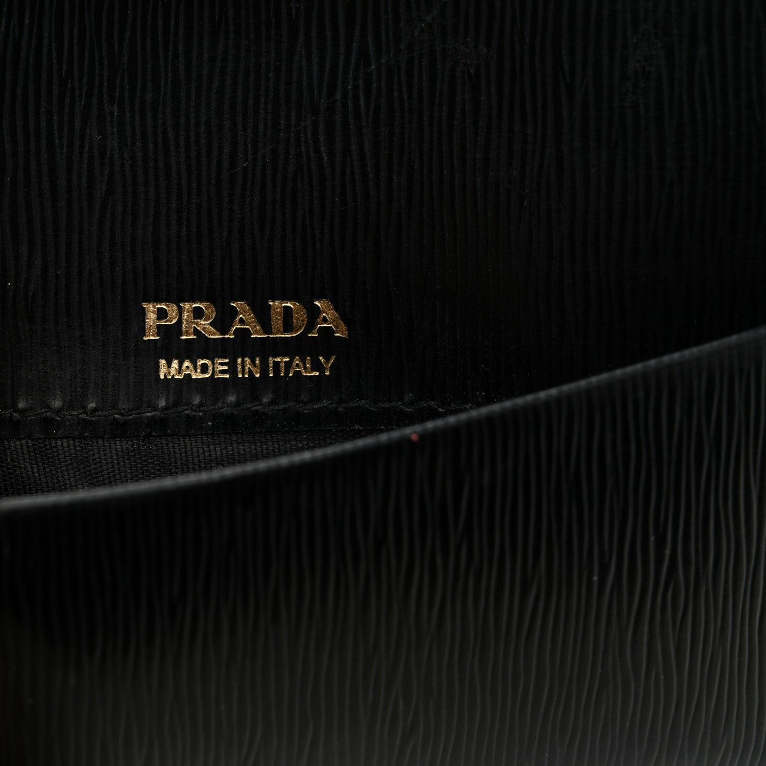 Prada Vitello Move Zip Top Card Holder Wallet Black 6 of 9