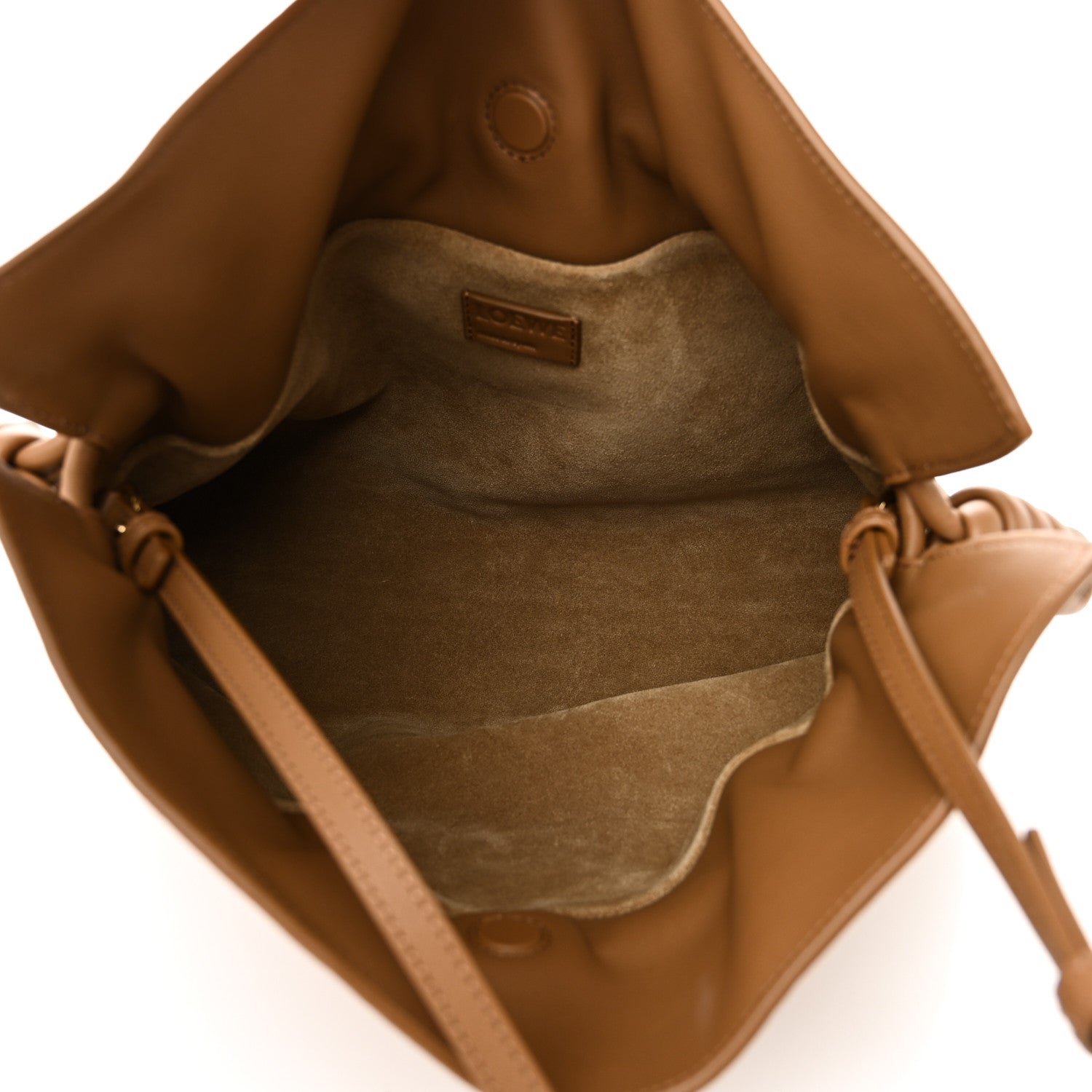 Loewe Nappa Calfskin Medium Flamenco Knot Clutch Warm Desert 5 of 9