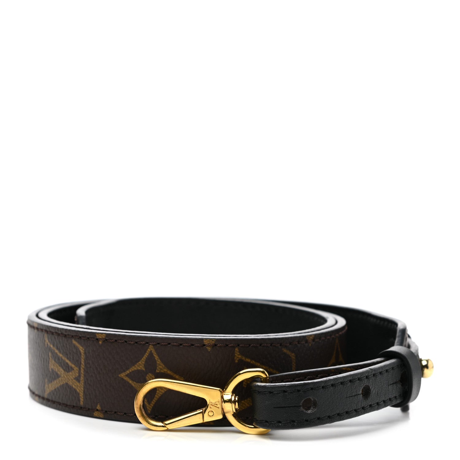 Louis Vuitton Monogram Bandouliere Shoulder Strap XL Black 1 of 4