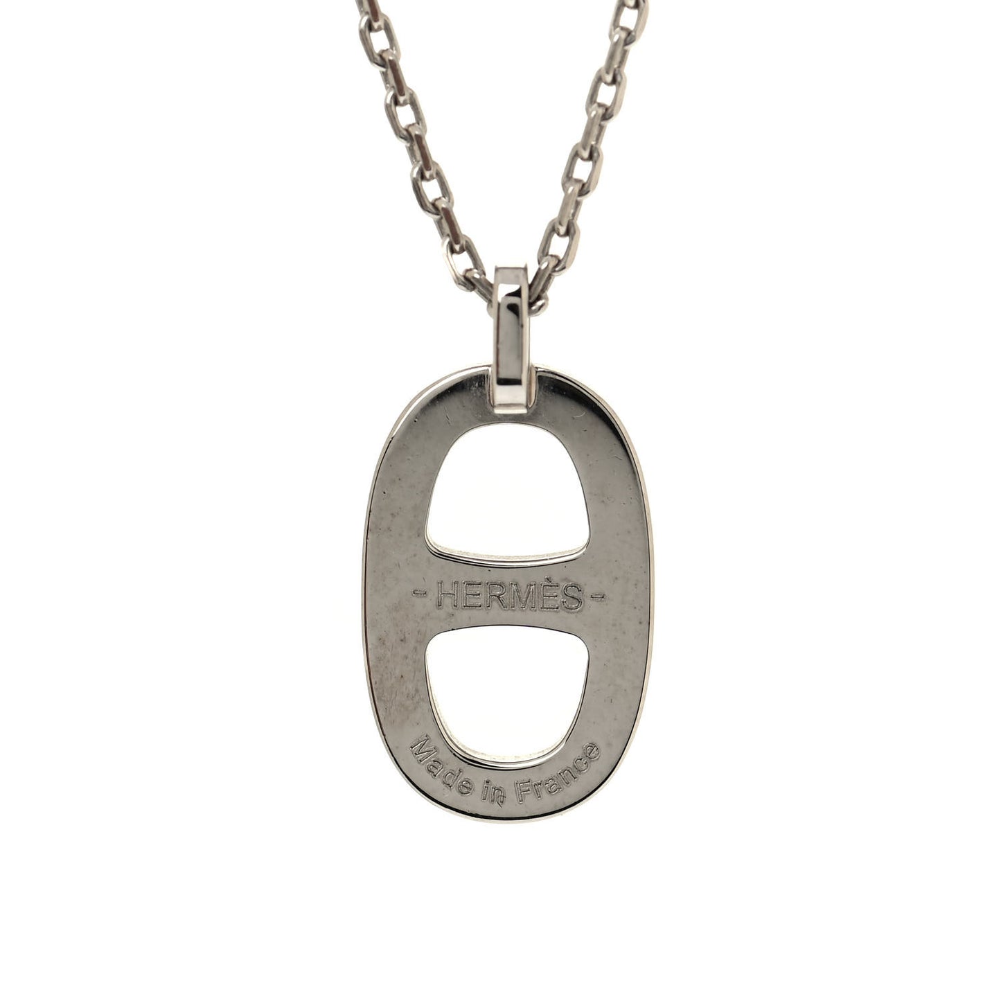 Lacquered Iliade Pendant Necklace Dark Orange