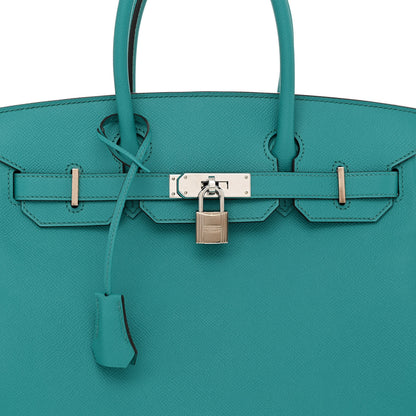 Hermes Epsom BIRKIN 30 Bleu Paon 8 of 13