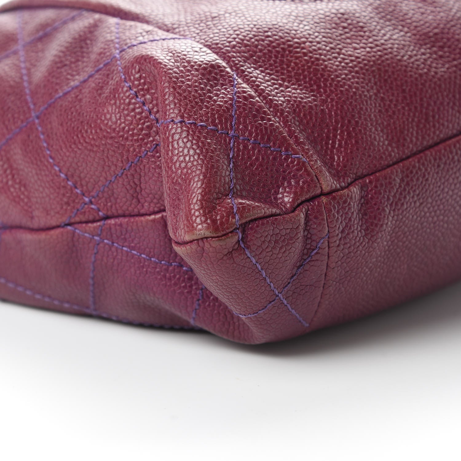 Chanel Caviar 31 Drawstring Tote Burgundy 9 of 12