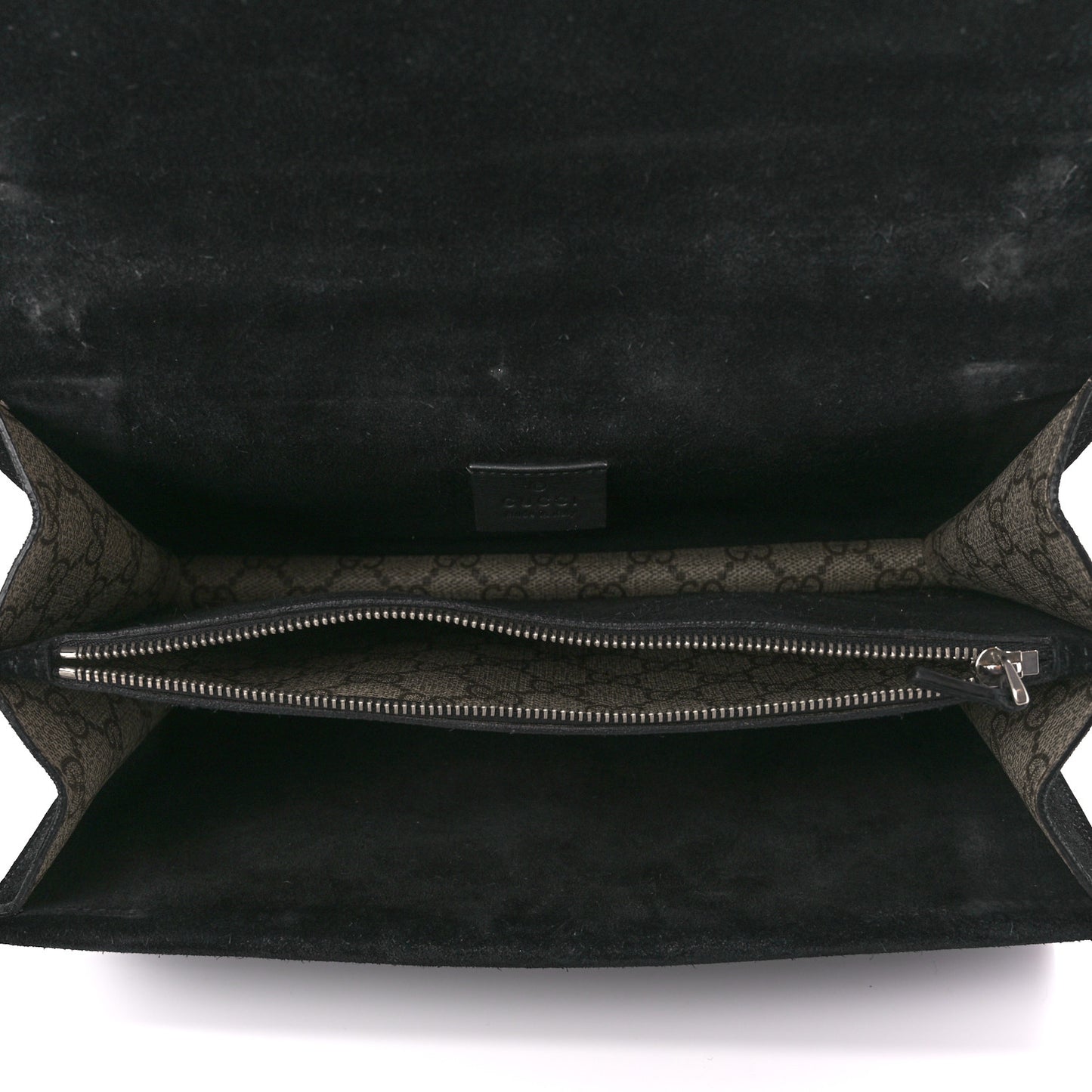 GG Supreme Monogram Small Dionysus Shoulder Bag Black