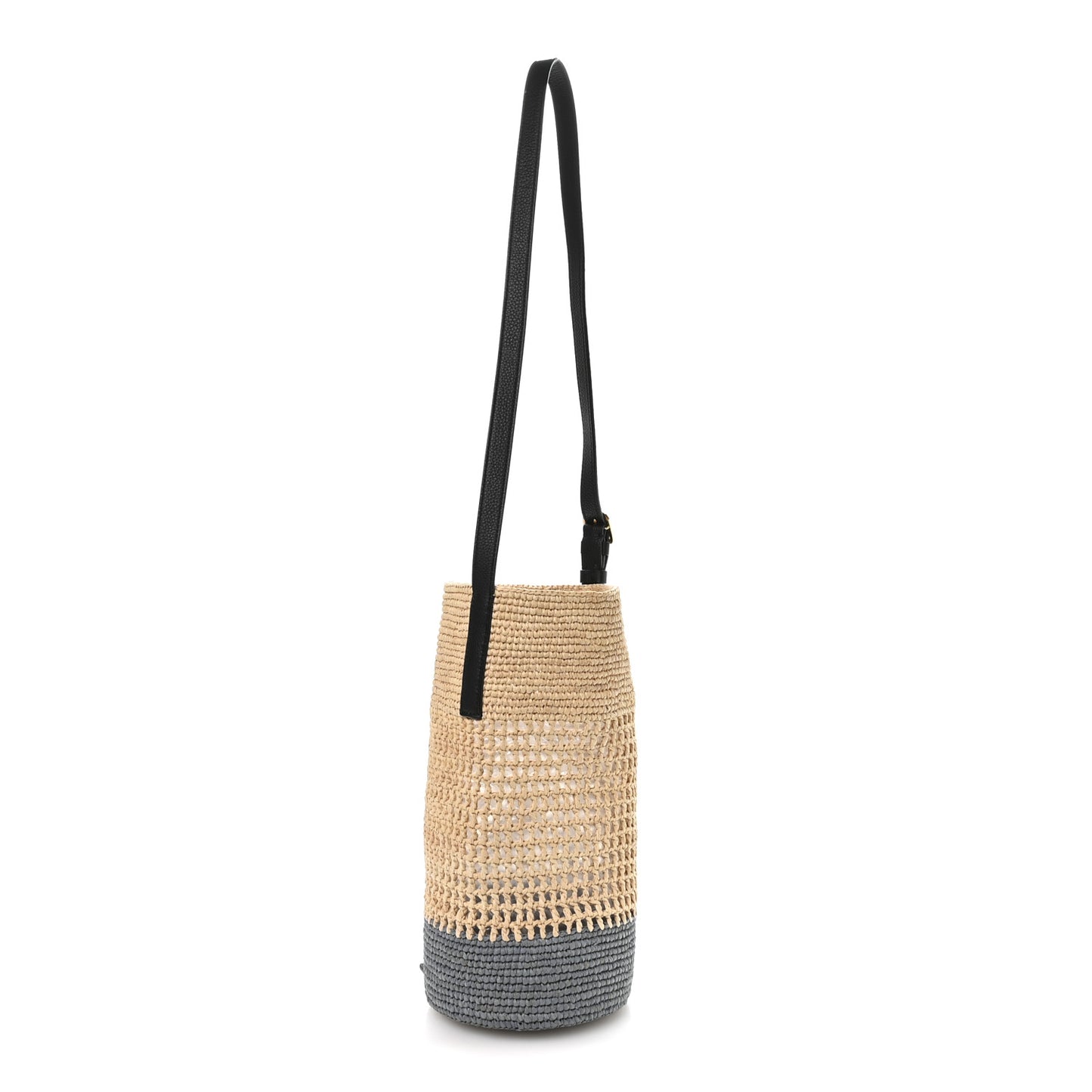Raffia Small Billie Bucket Bag Natural