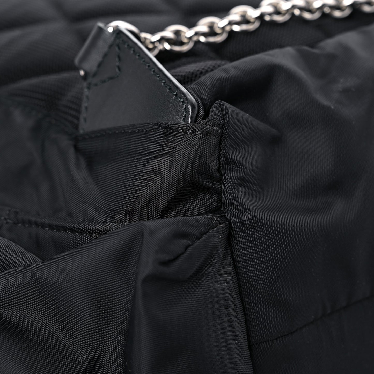Nylon Small Crossbody Rucksack Backpack Black