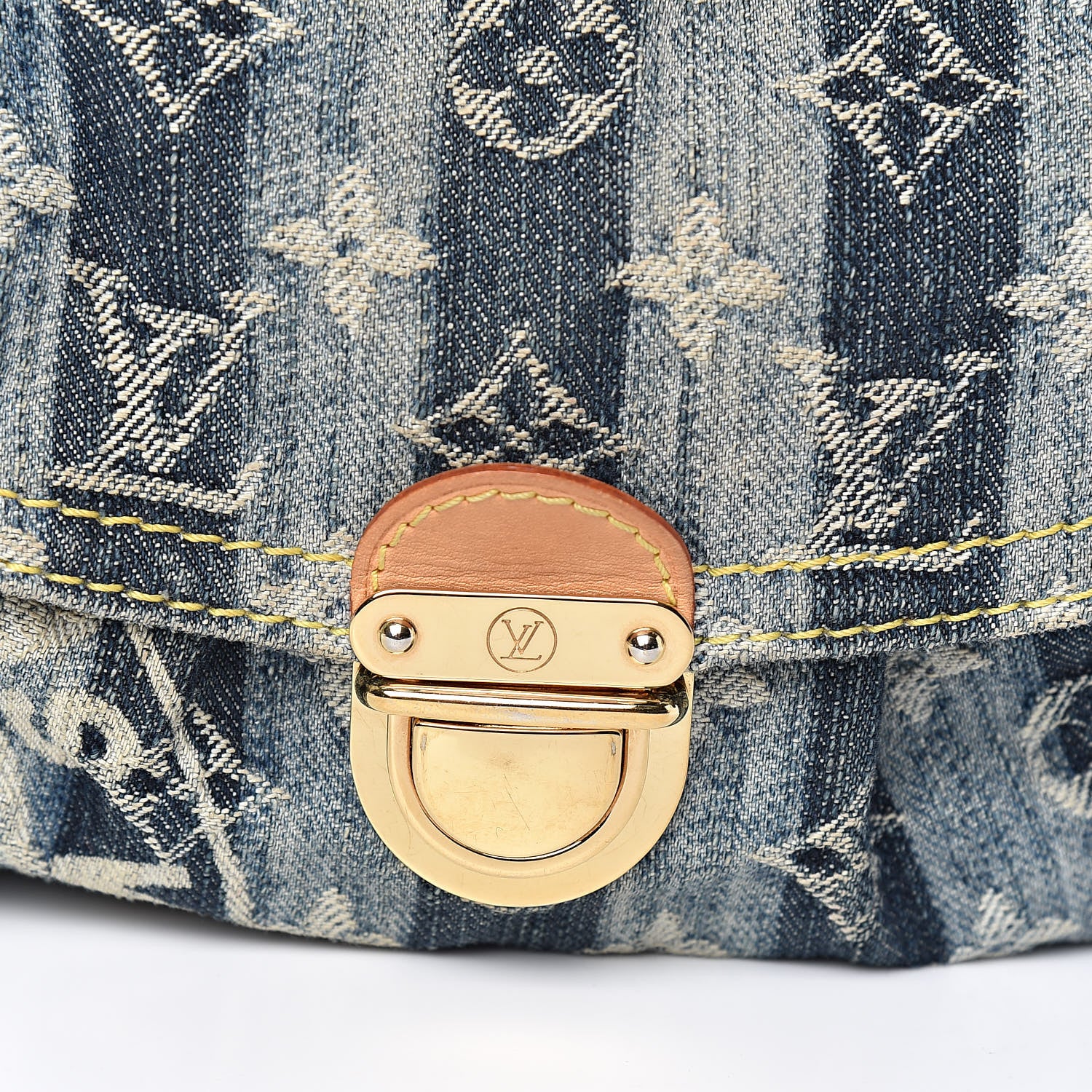 Louis Vuitton Monogram Denim Mini Pleaty Blue 11 of 11