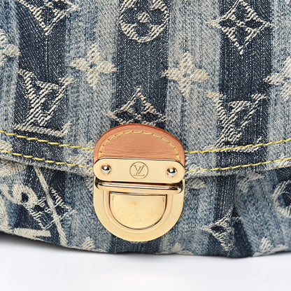 Louis Vuitton Monogram Denim Mini Pleaty Blue 11 of 11