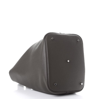 Hermes Taurillon Clemence Picotin Lock TGM Graphite 4 of 7