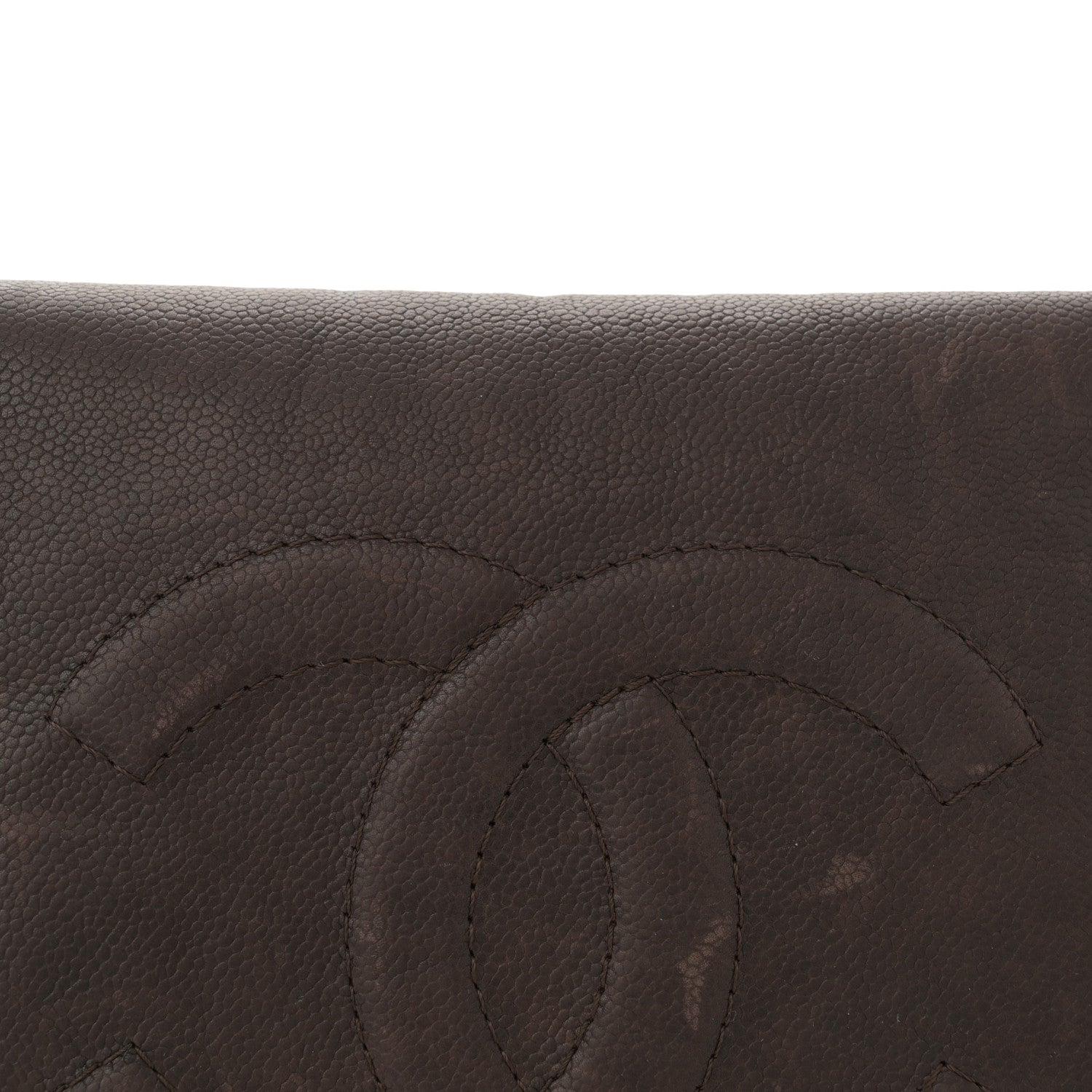 Chanel Caviar Large Half Moon Flap Brown 8 of 12