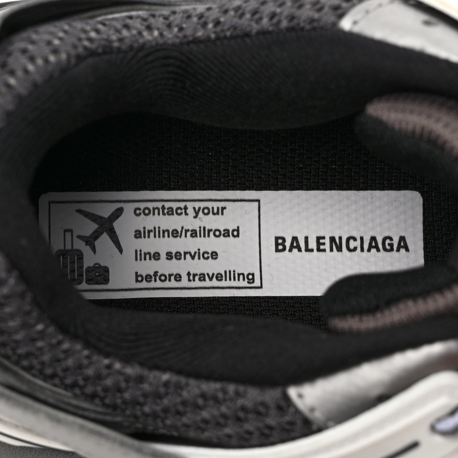 Balenciaga Mesh Nubuck Effect Fabric LED Womens Track Sneakers 39 Grey 8 of 9
