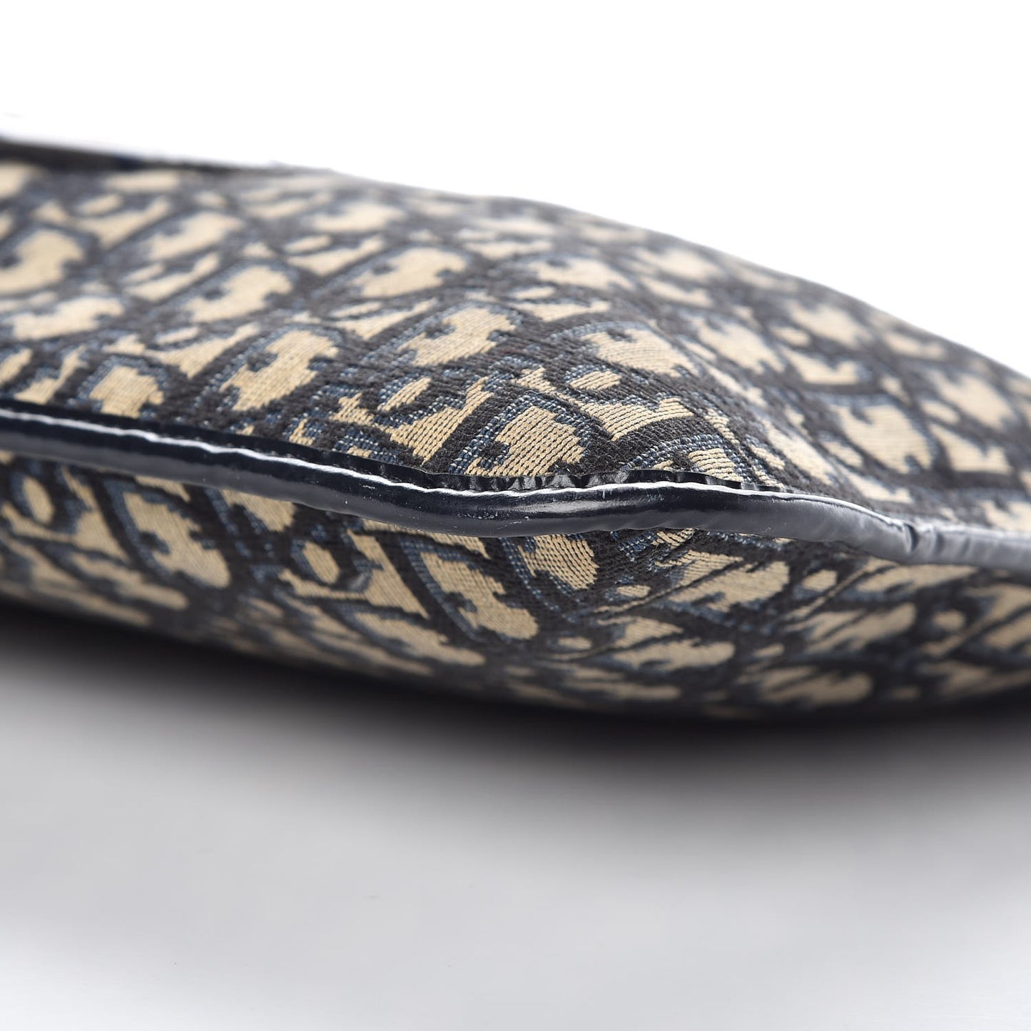 Monogram Fold Over Clutch Blue