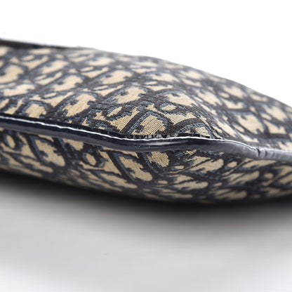 Christian Dior Monogram Fold Over Clutch Blue 14 of 15