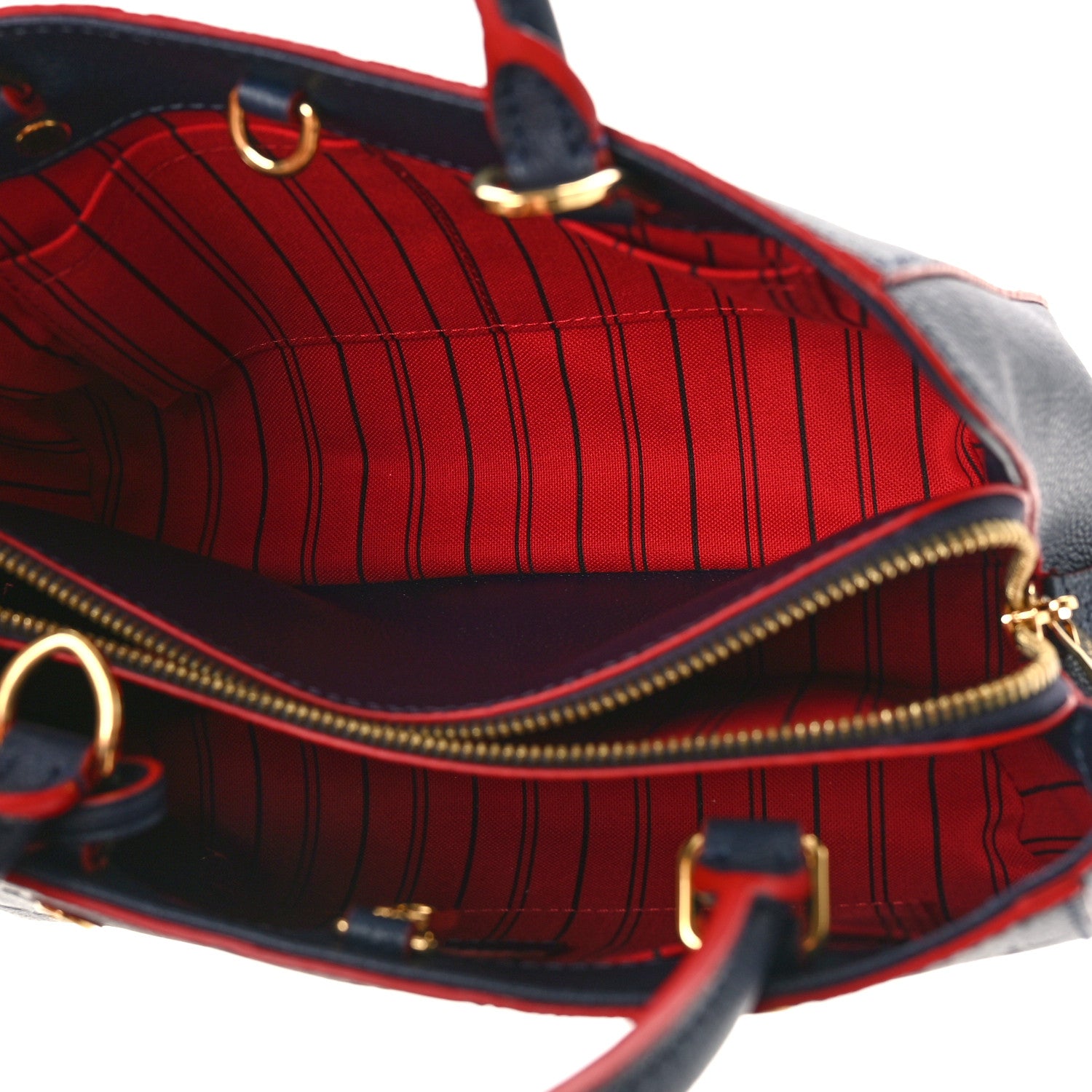 Louis Vuitton Empreinte Montaigne BB Marine Rouge 5 of 9