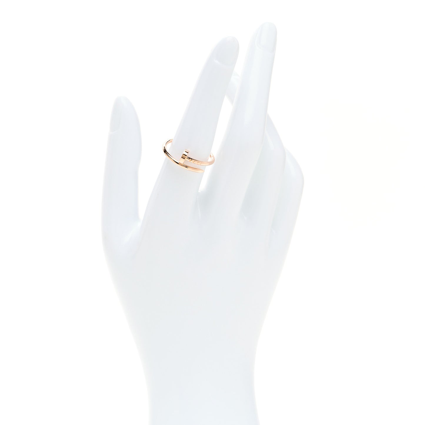 18K Pink Gold Small Juste Un Clou Ring 55 7.25