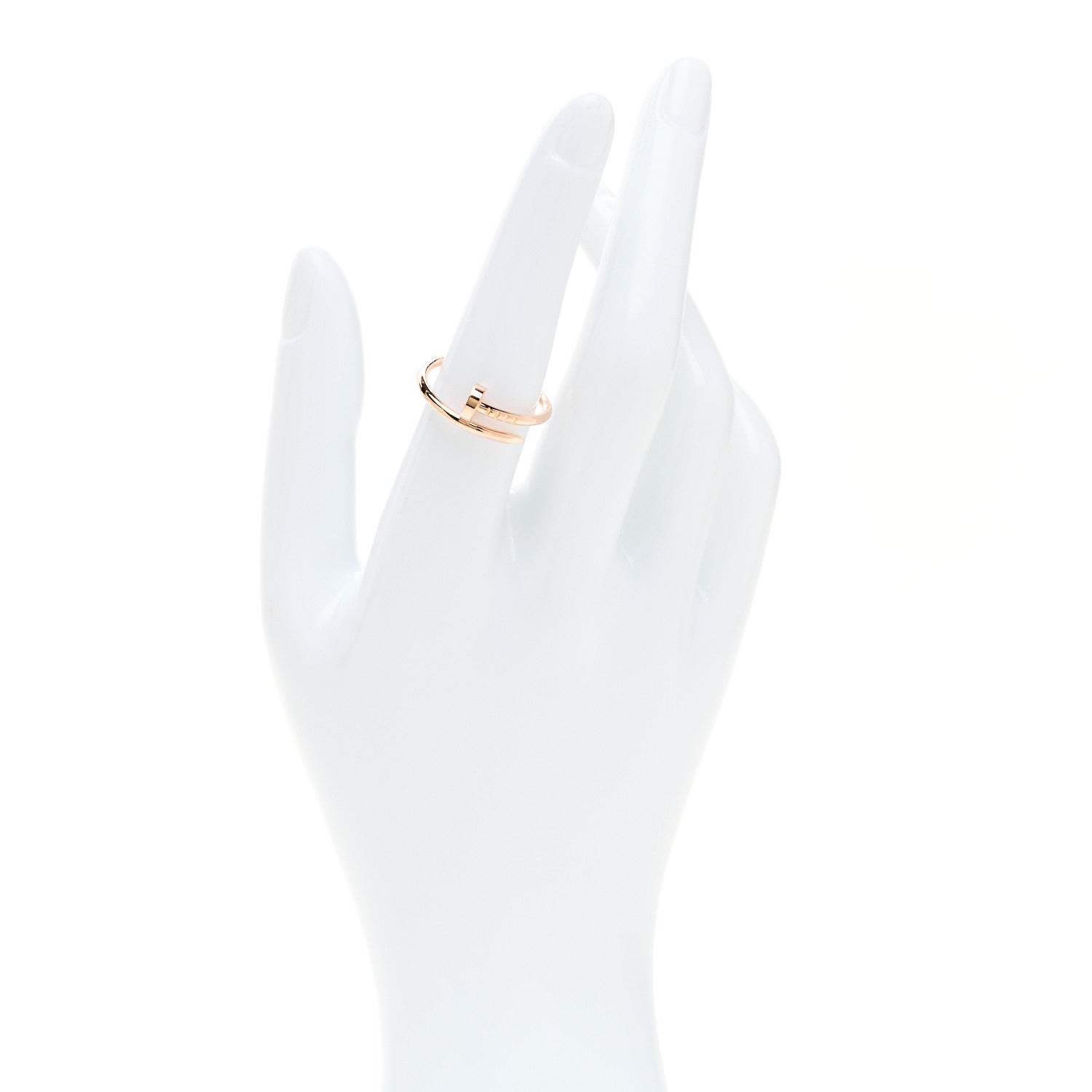 Cartier 18K Pink Gold Small Juste Un Clou Ring 55 7.25 2 of 6