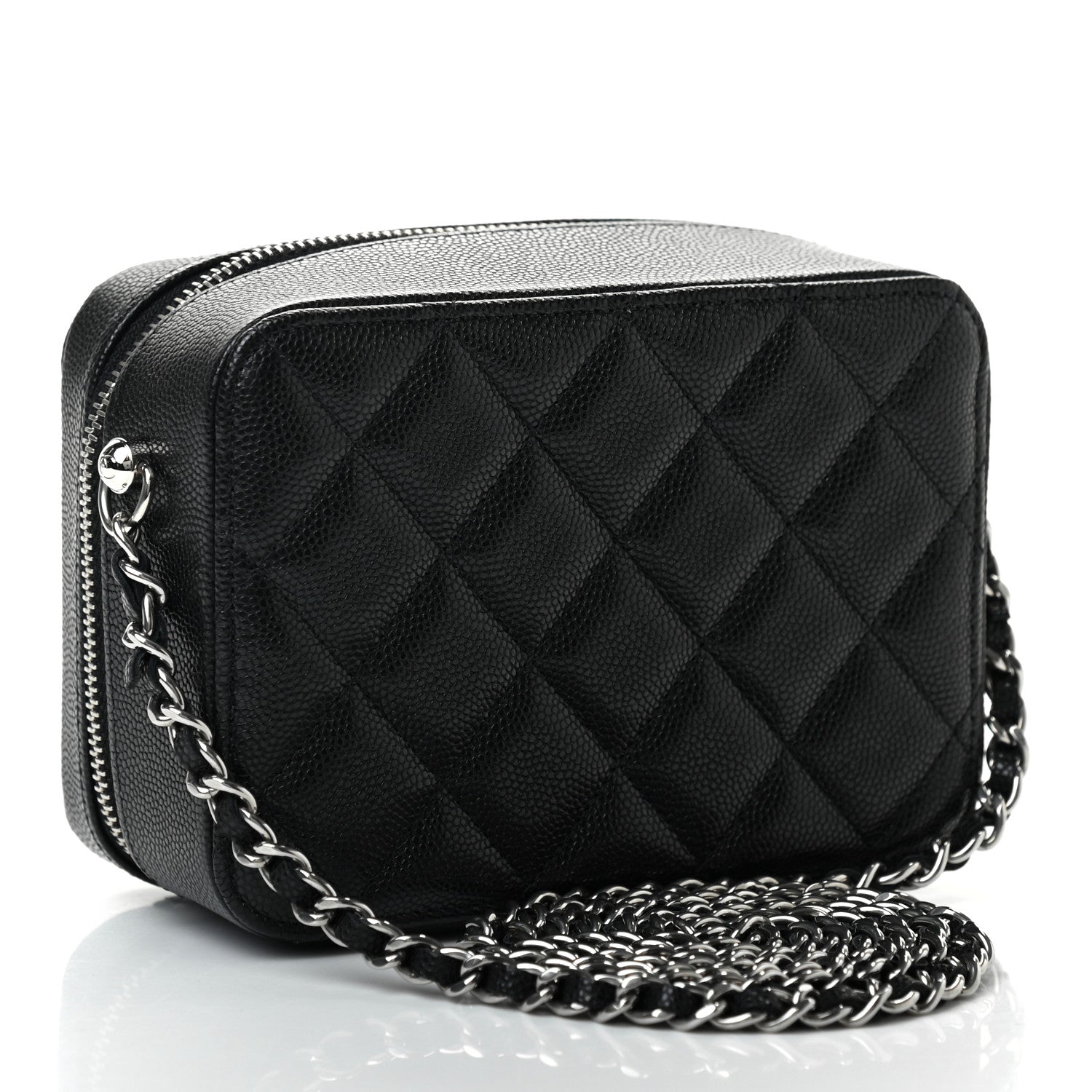 Chanel Caviar Quilted Camera Bag Black 2 of 8