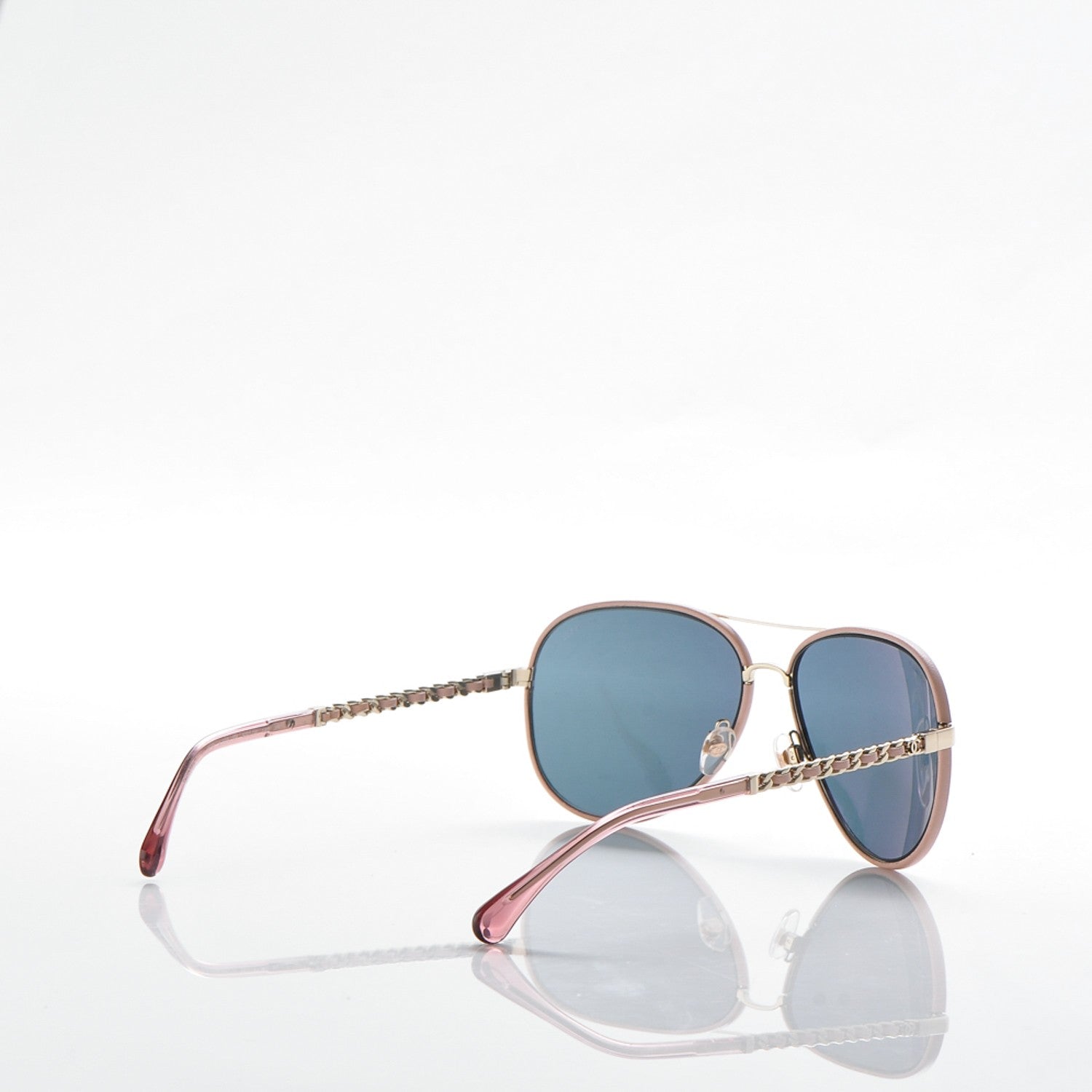 Chanel Pilot Winter Sunglasses 4219 Light Pink 2 of 7