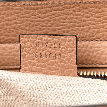 Gucci Dollar Calfskin Large Soho Top Handle Satchel Camelia 7 of 10