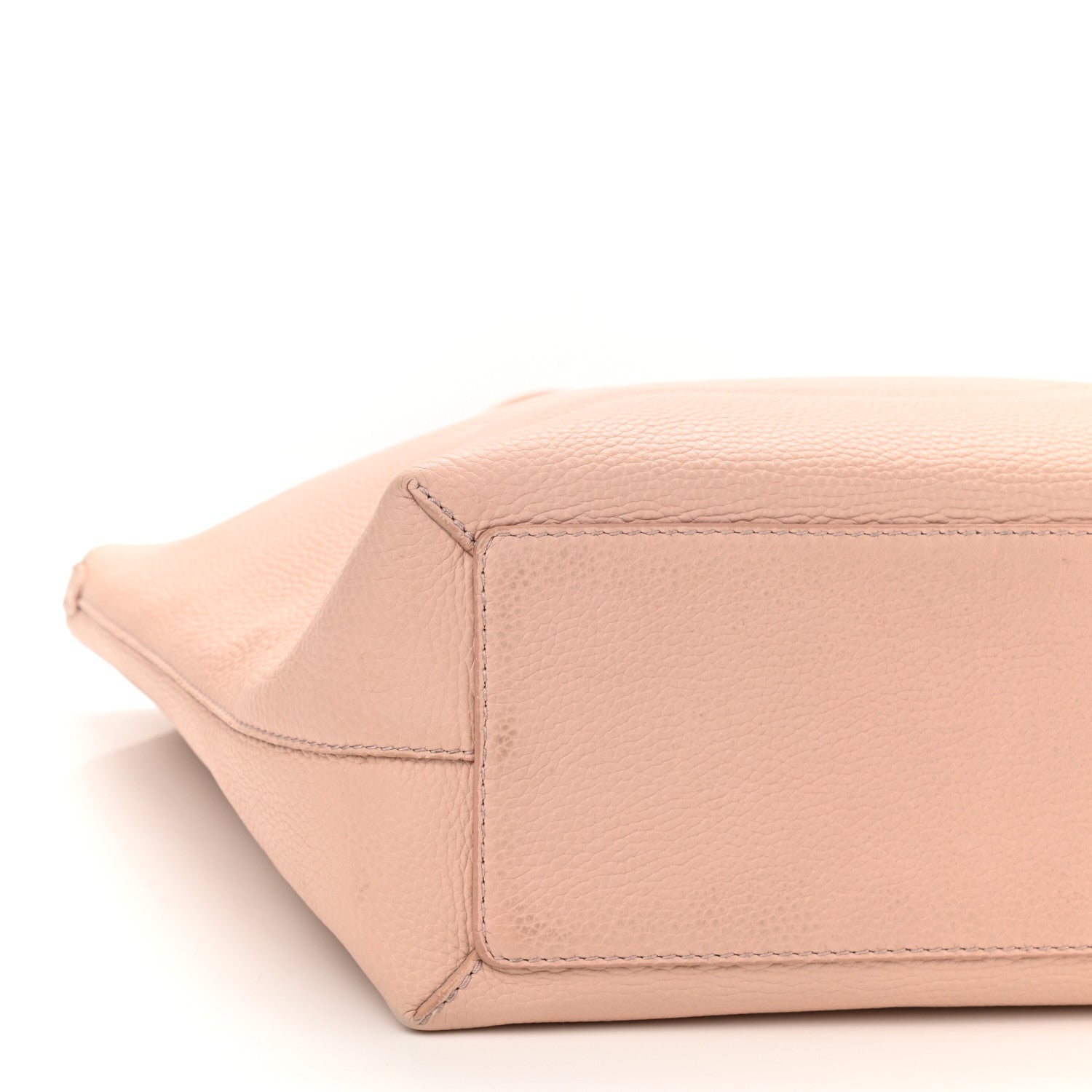Burberry Grainy Calfskin Remington Tote Pale Ash Rose 7 of 11
