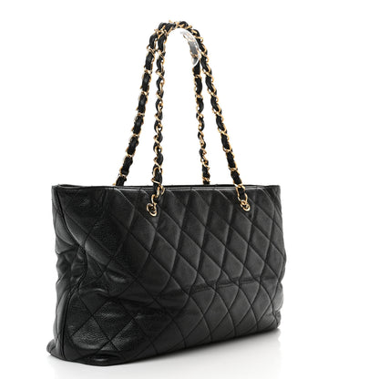Chanel Caviar Quilted Shopping Tote Black 3 of 17