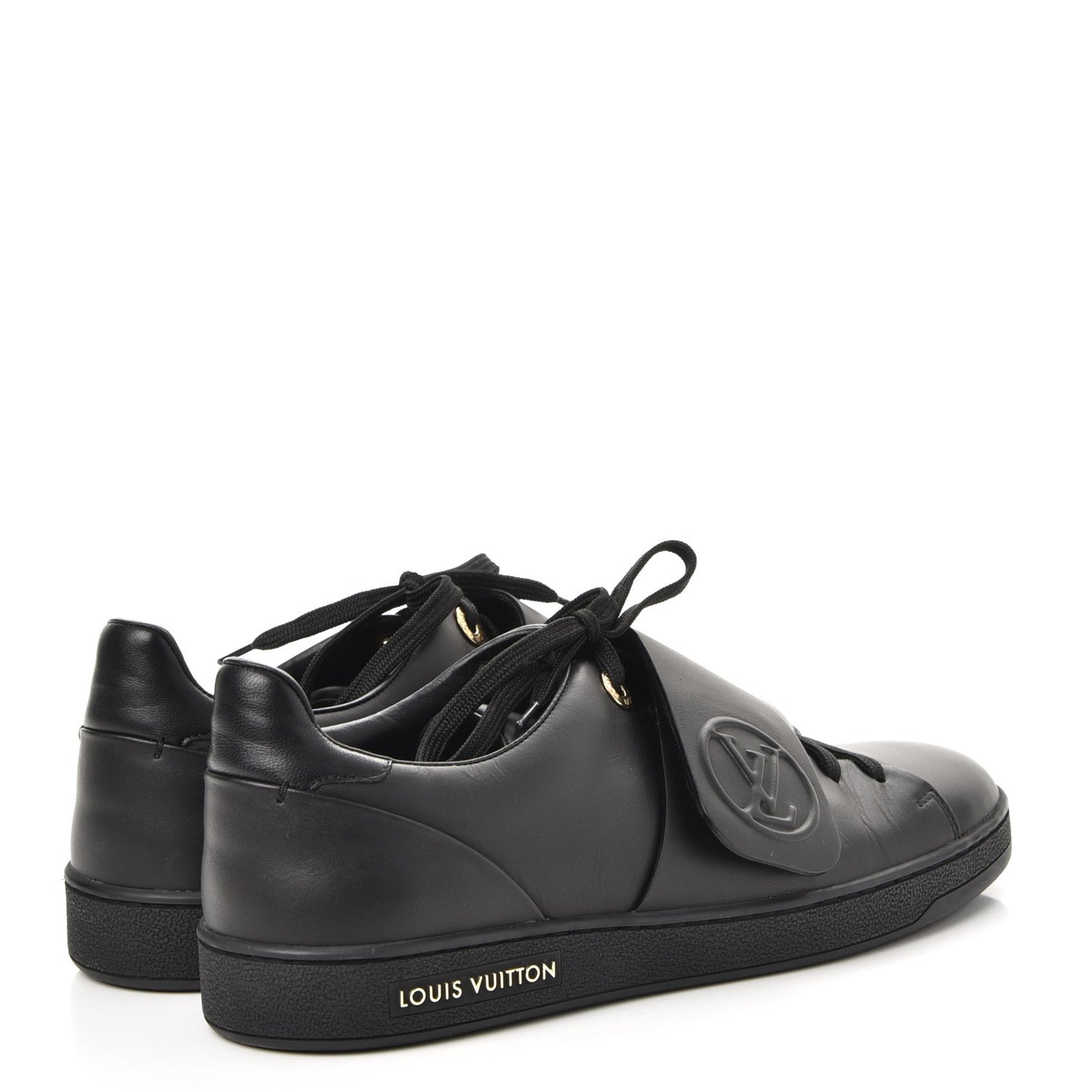 Calfskin Frontrow Sneakers 39 Black
