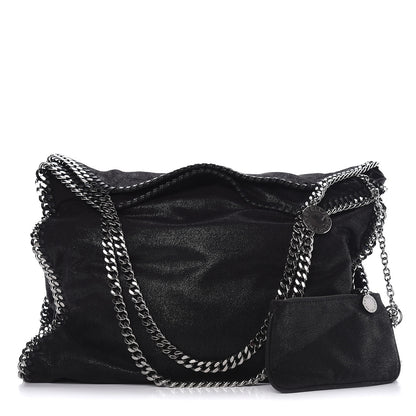 Stella McCartney Shaggy Deer Big Falabella Tote Black 1 of 10