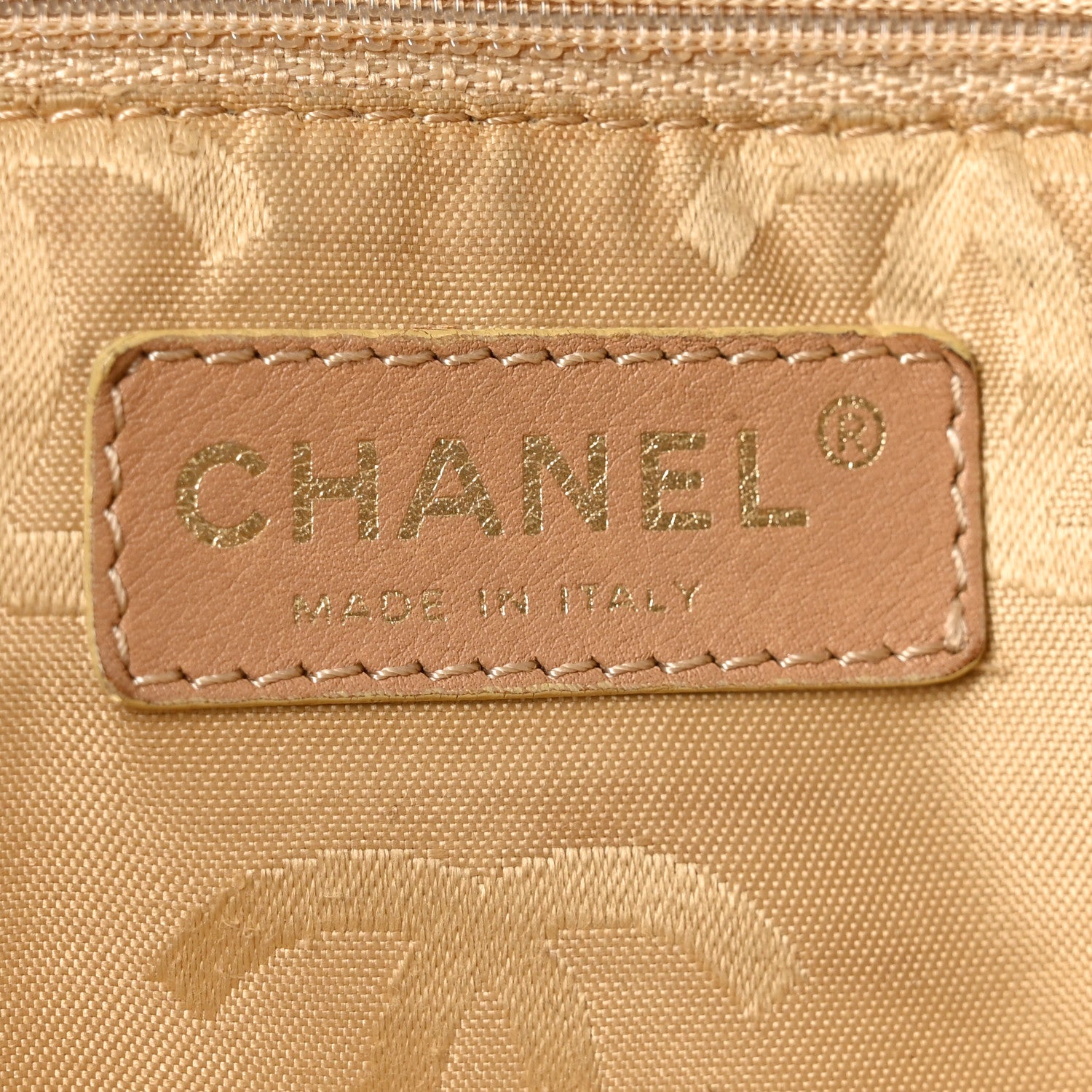 Chanel Caviar CC Timeless Shopping Tote Beige 6 of 11
