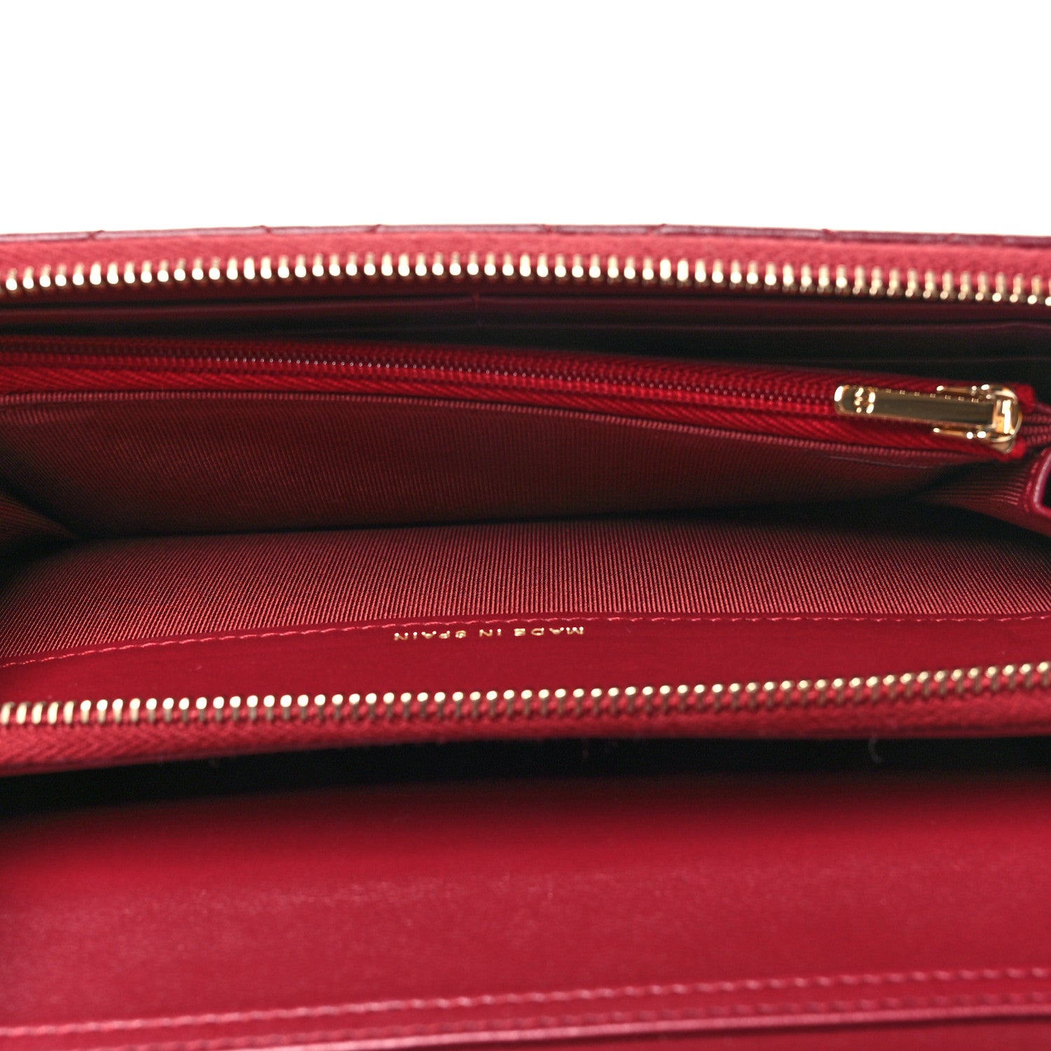 Chanel Lambskin Quilted Phone Holder Wallet on Removable Chain Burgundy 8 of 18