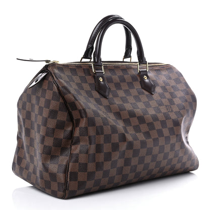 Louis Vuitton Damier Ebene Speedy 35 3 of 14