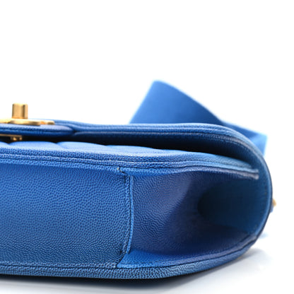 Chanel Caviar Quilted Small Sunset On The Sea Flap Blue 10 of 11