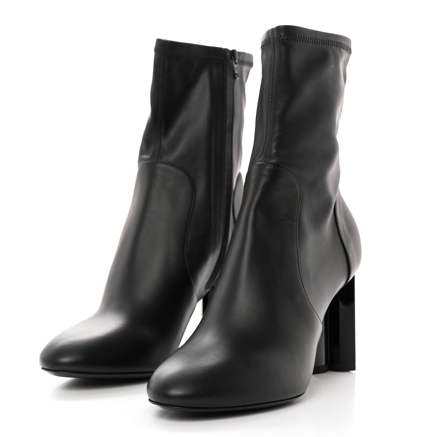 Louis Vuitton Calfskin Uniformes Silhouette Ankle Boots 39 Black 3 of 8