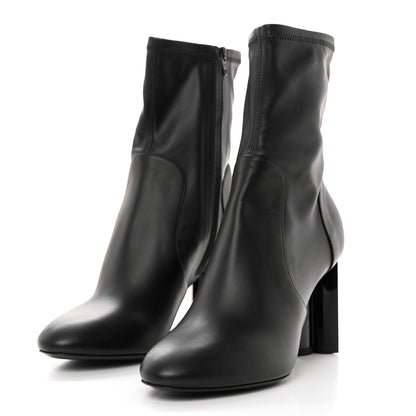 Louis Vuitton Calfskin Uniformes Silhouette Ankle Boots 39 Black 3 of 8