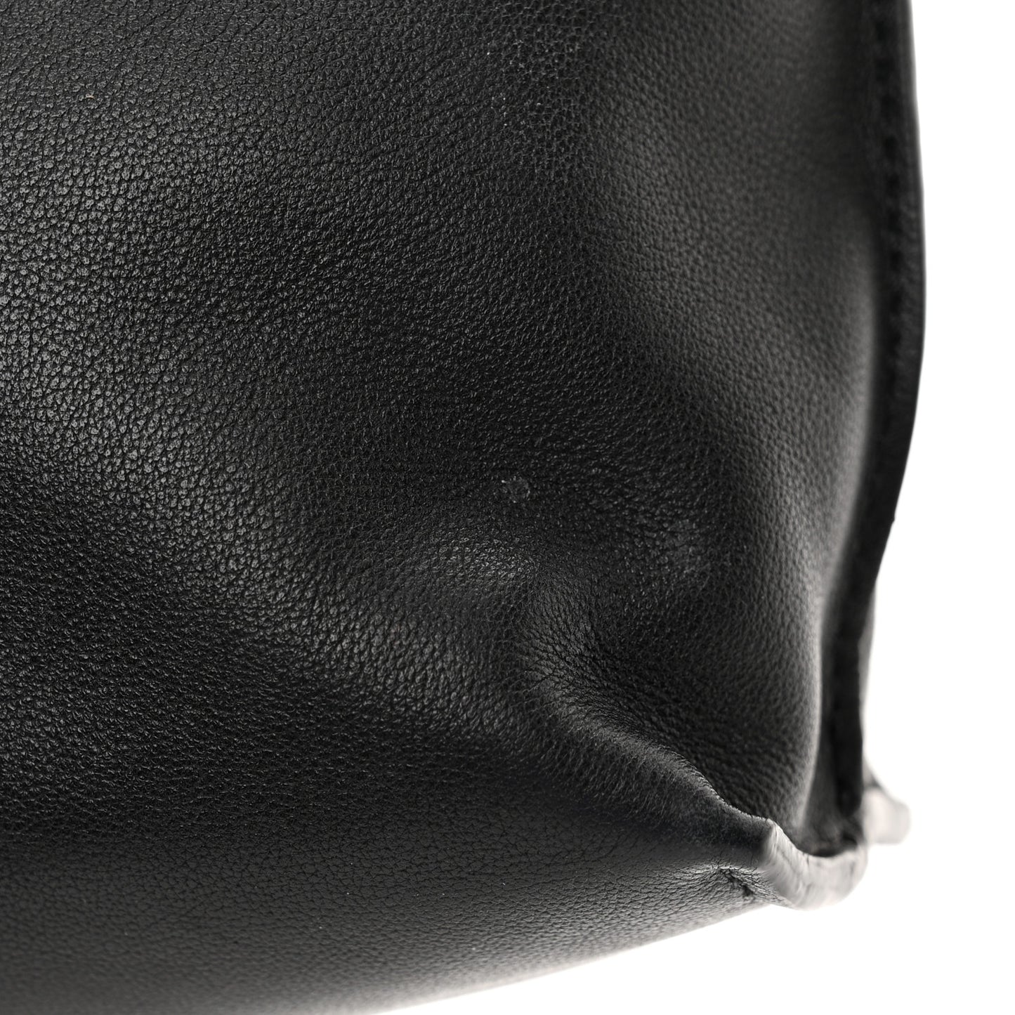 Calfskin Mini Flamenco Knot Clutch Black