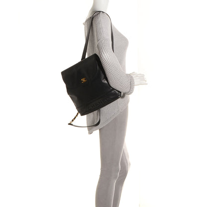 Chanel Caviar CC Backpack Black 2 of 9