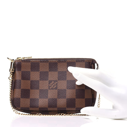 Louis Vuitton Damier Ebene Mini Pochette Accessories 2 of 10