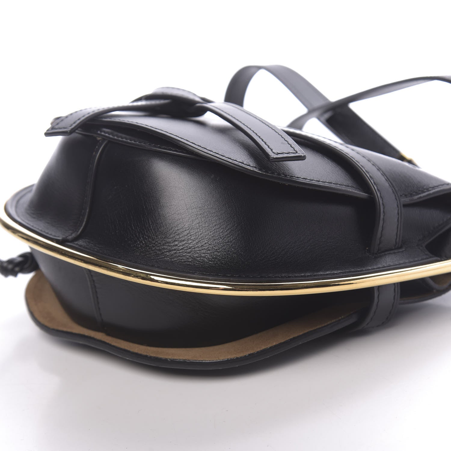Loewe Calfskin Small Metal Gate Crossbody Bag Black 9 of 9