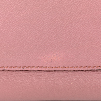 Burberry Soft Grain Calfskin Medium Buckle Tote Dusty Pink 13 of 13