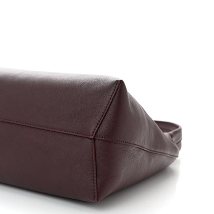 Mansur Gavriel Calfskin Maxi Candy Hobo Bag Plum 9 of 11