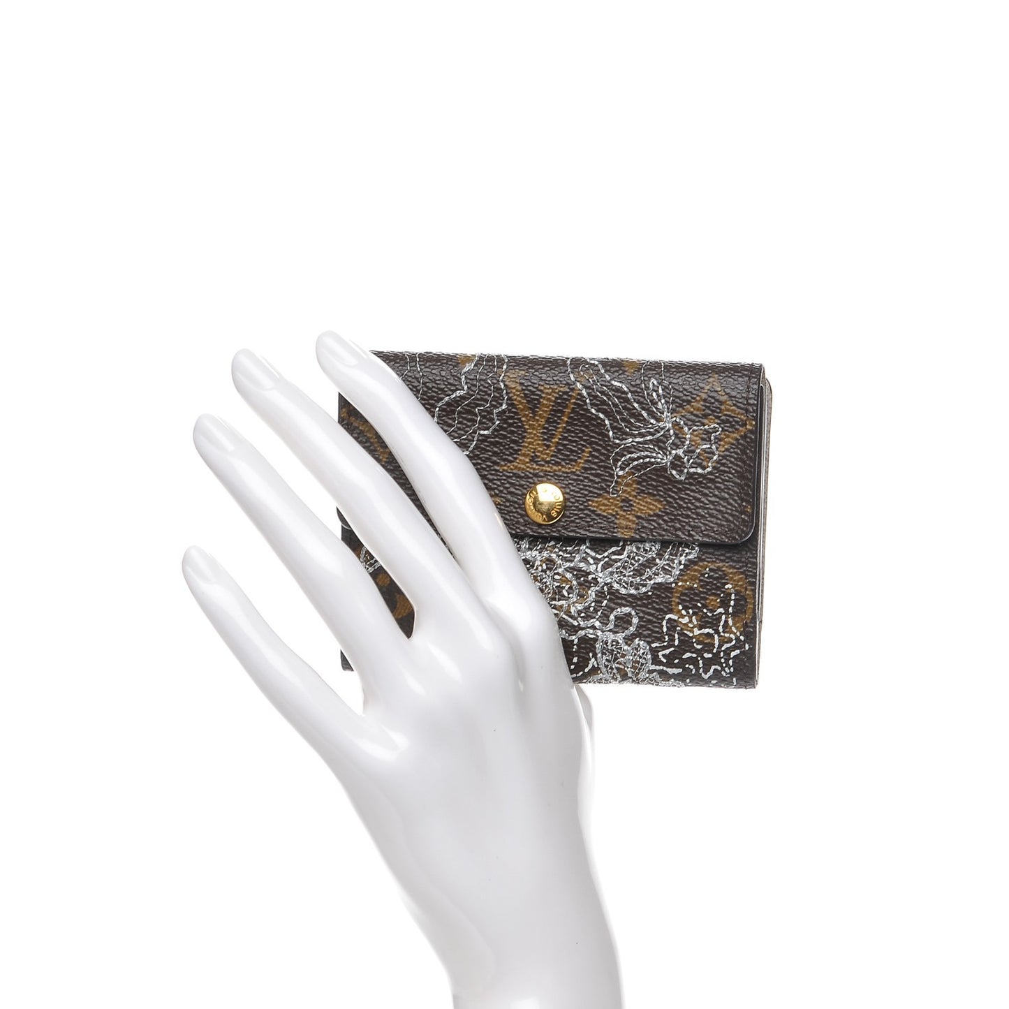 Monogram Dentelle Ludlow Wallet Silver
