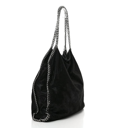 Stella McCartney Shaggy Deer Big Falabella Tote Black 4 of 11