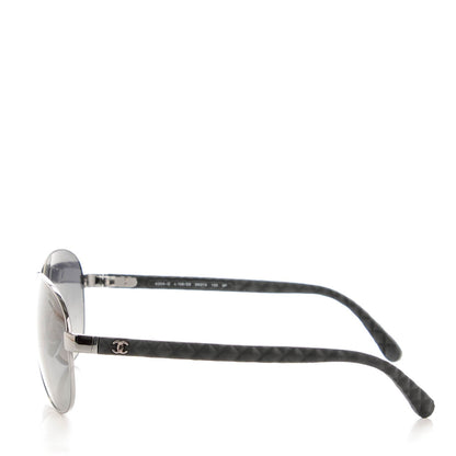 Chanel Aviator Polarized Sunglasses 4204-Q Black 2 of 7