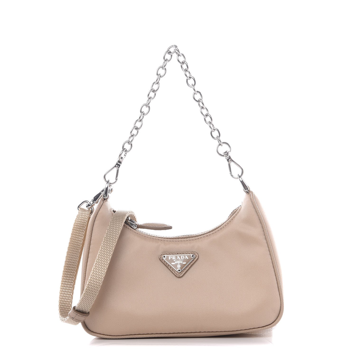 Prada Tessuto Nylon Saffiano Mini Re-Edition 2000 Shoulder Bag Cammeo 1 of 9