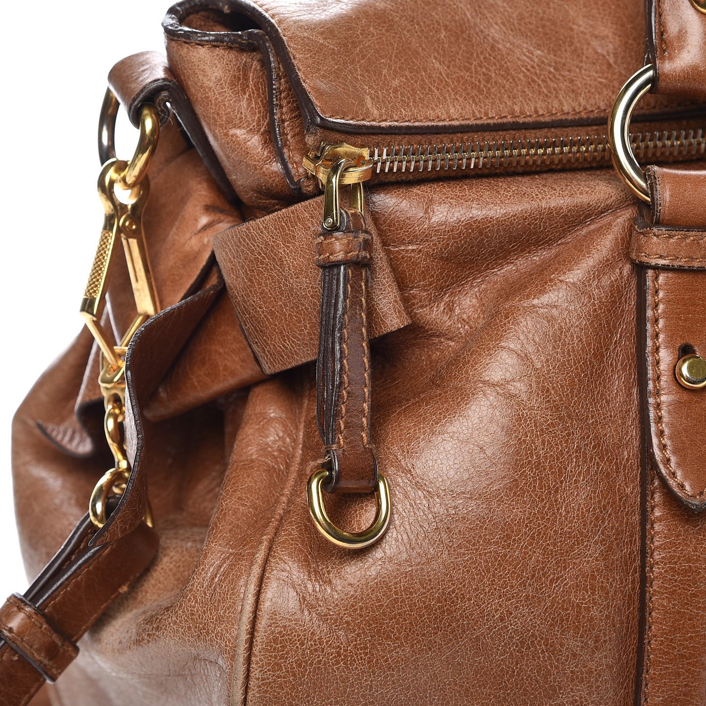 Vitello Lux Medium Bow Bag Palissandro
