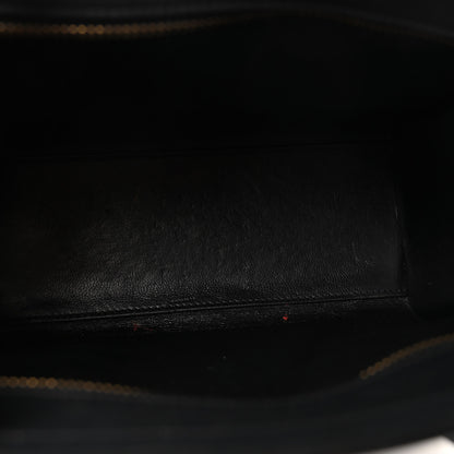 Celine Smooth Calfskin Nano Luggage Black 5 of 9