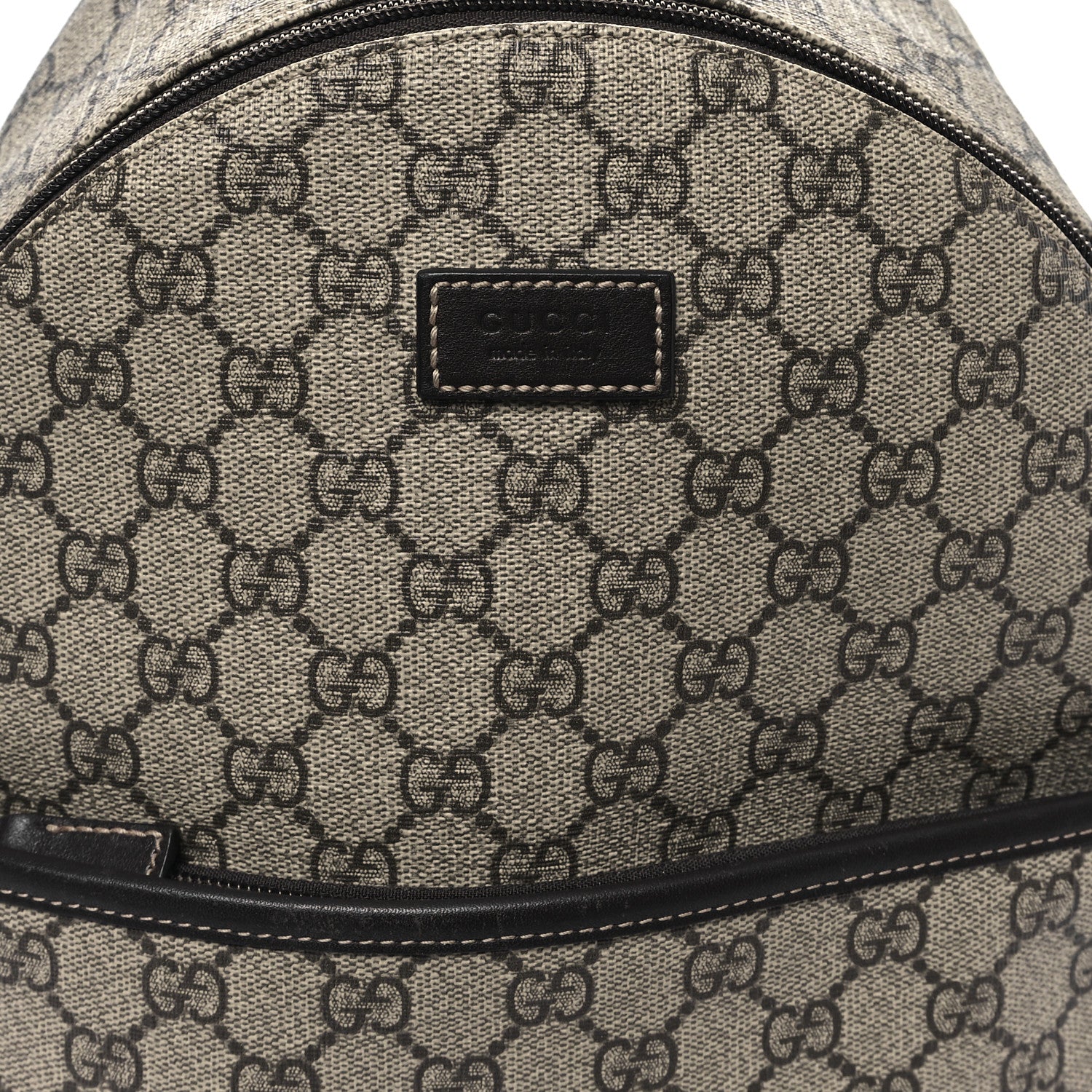 Gucci GG Supreme Monogram Margaux Calfskin Childrens Day Backpack Beige Ebony Cocoa Dark Chocolate 8 of 11