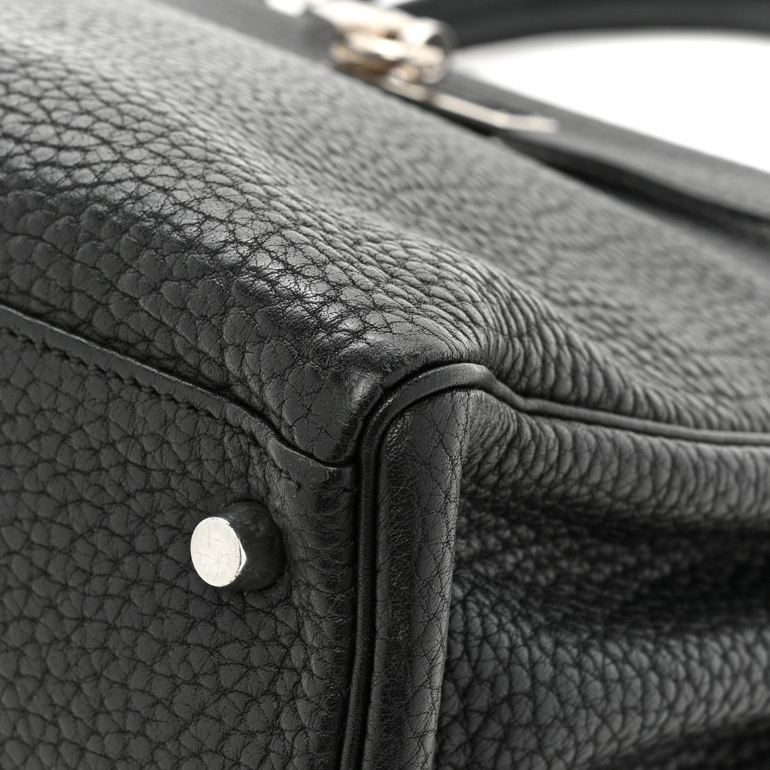 Hermes Fjord Kelly Retourne 35 Black 14 of 17